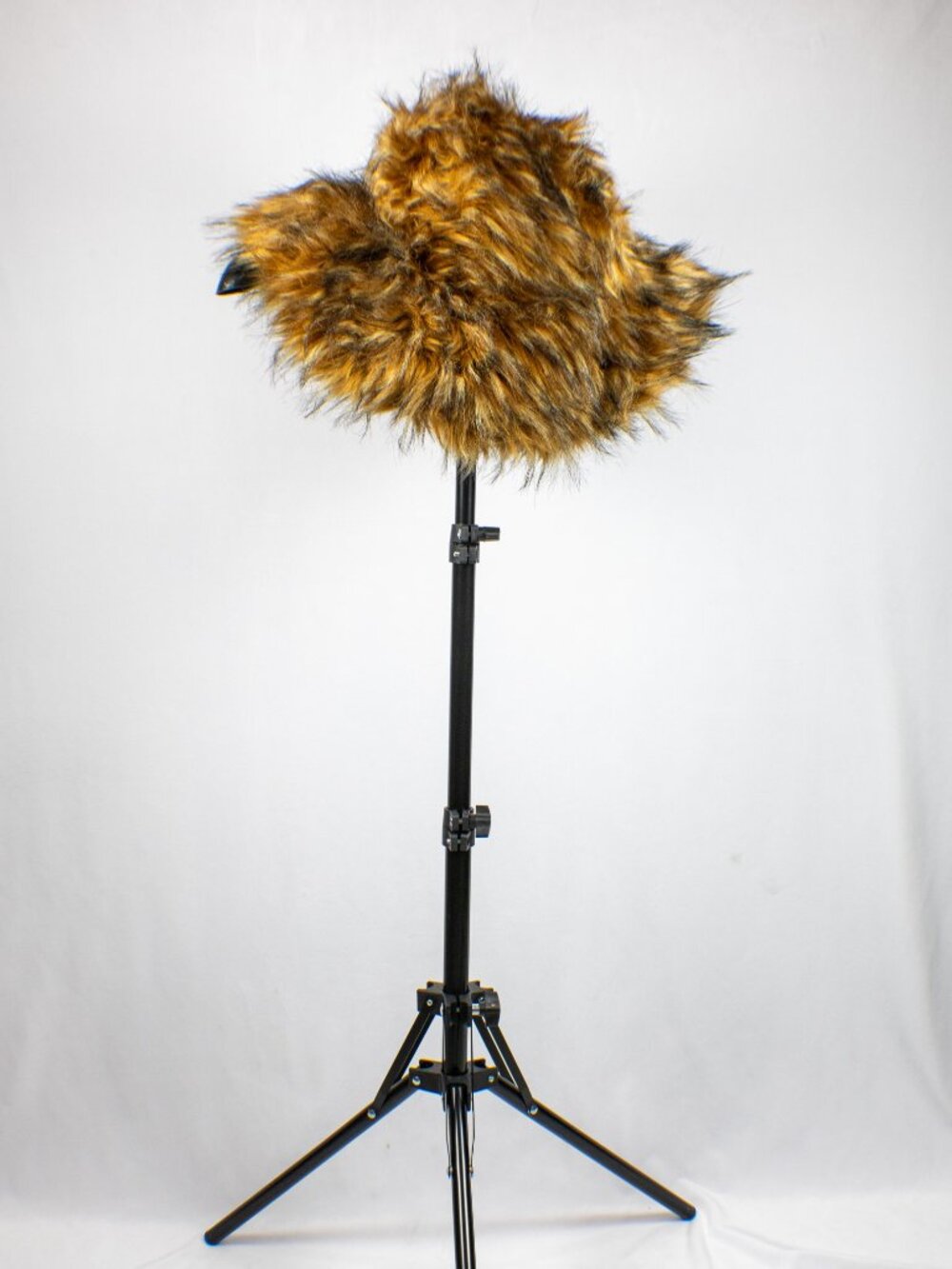 Y2K Brown Shaggy Faux Fur Bucket Hat Fluffy Oversized Winter Warm Festival Cap